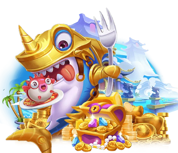 Giao diện game bắn cá 33win33 với nhiều loài cá và hiệu ứng đồ họa đẹp mắt